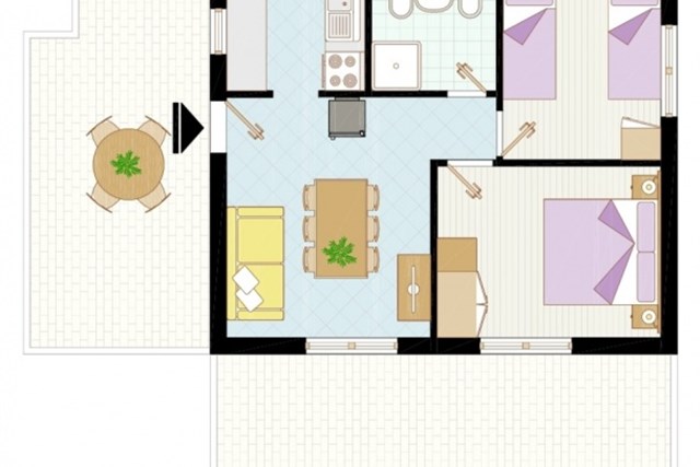 Apartamenty URANO - APT. 4+2 C1-6