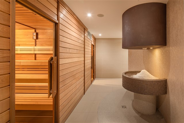 FAGUS hotel Sopron - finská sauna a ledová fontána