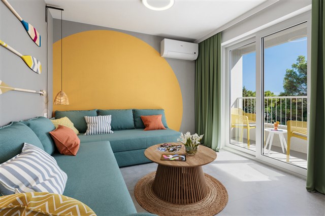 RIVIJERA Sunny Resort by Valamar pobyty dofinansowane 50+ - pokój - 4(+2) B Superior
