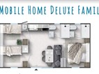 Mobilne domki i glamping ZATON HOLIDAY RESORT - M.home 4(+1) DELUXE FAMILY