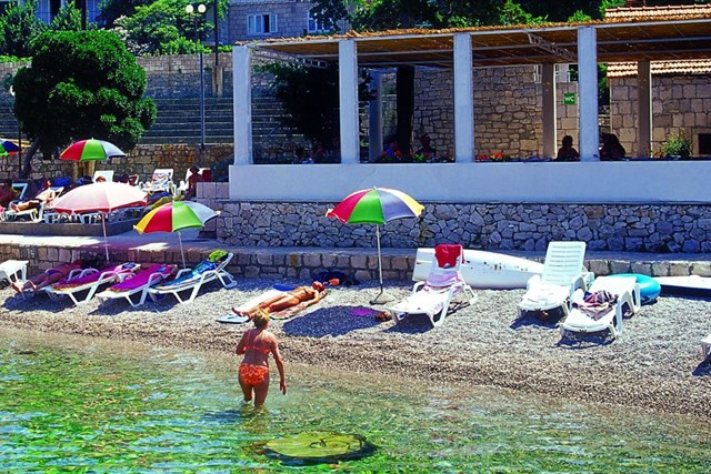Hotel PARK - wyspa Korčula, Korčula - plaża