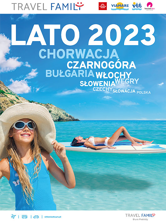 Katalog Chorwacja, Czarnogóra, Bułgaria, Włochy, Węgry, Słowenia, Czechy, Słowacja, Polska 2023